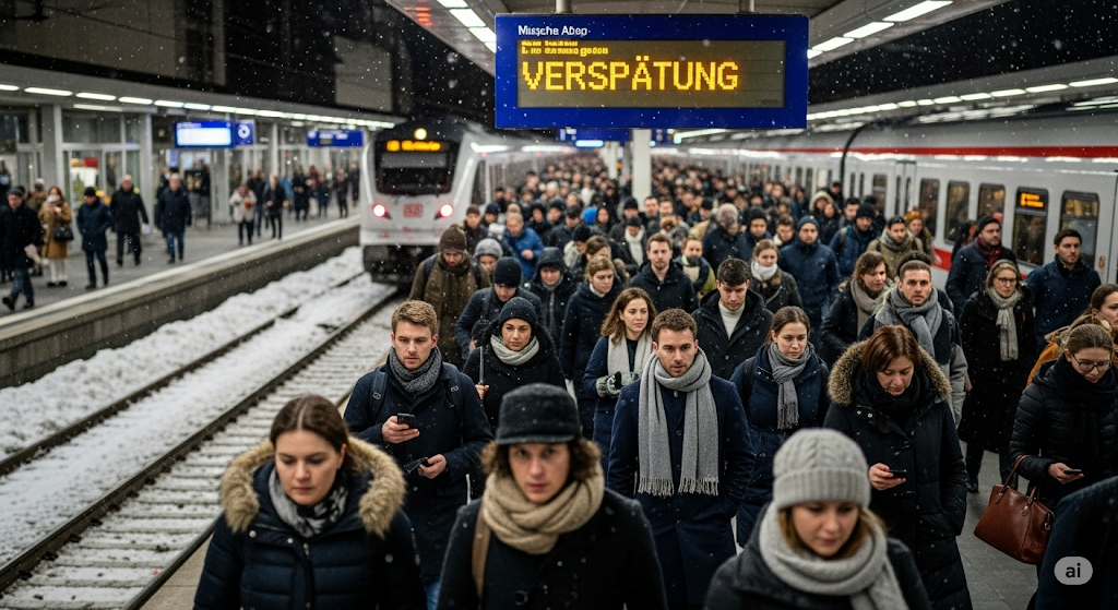 German public transport station