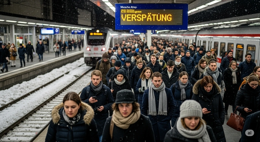 German public transport station