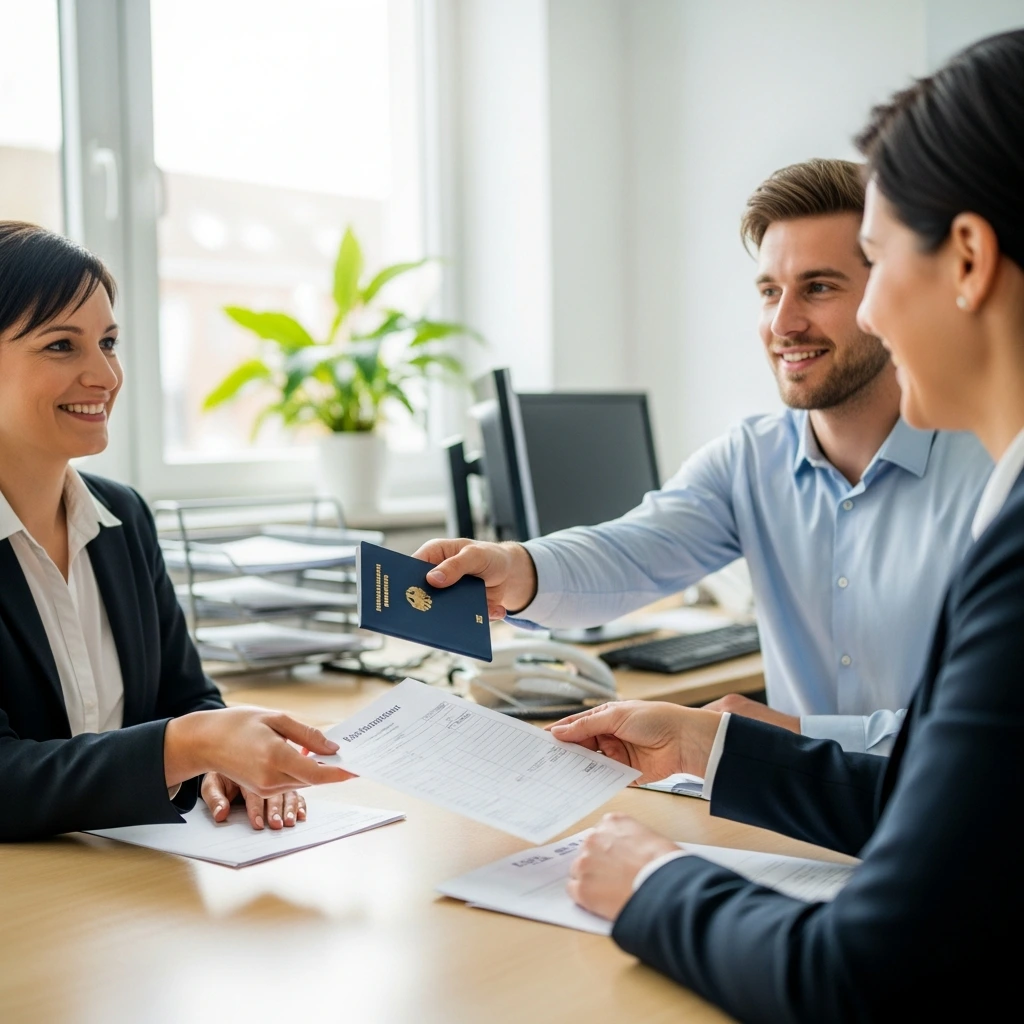 Address registration and city-office setup in Germany