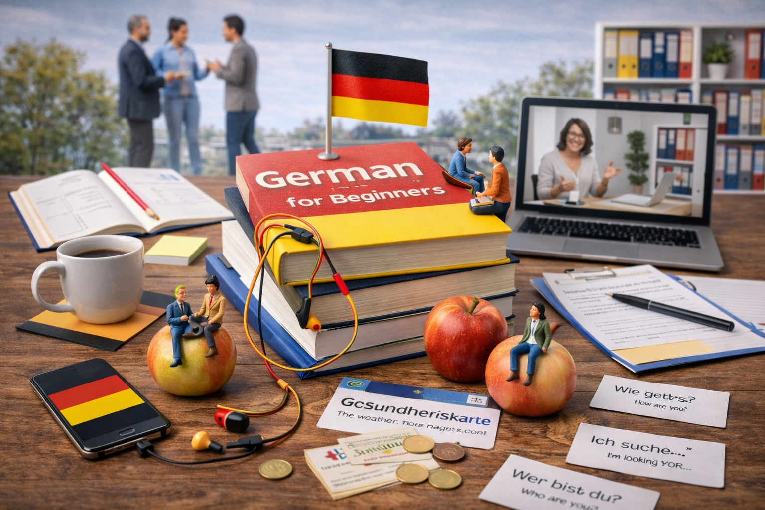 Learning German with a structured plan